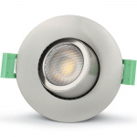 Llitt Sanna Dimbar Infälld downlight 3000K/4000K 520lm IP65 3-pack Borstad stål Llitt Sanna Dimbar Infälld downlight 3000K/4000K 520lm IP65 3-pack Borstad stål