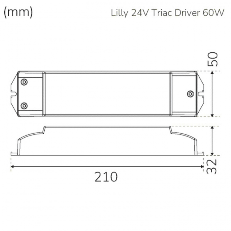 Llitt Lilly Driver Transformator för LED-strip 24V 0-60W IP20 Llitt Lilly Driver Transformator för LED-strip 24V 0-60W IP20