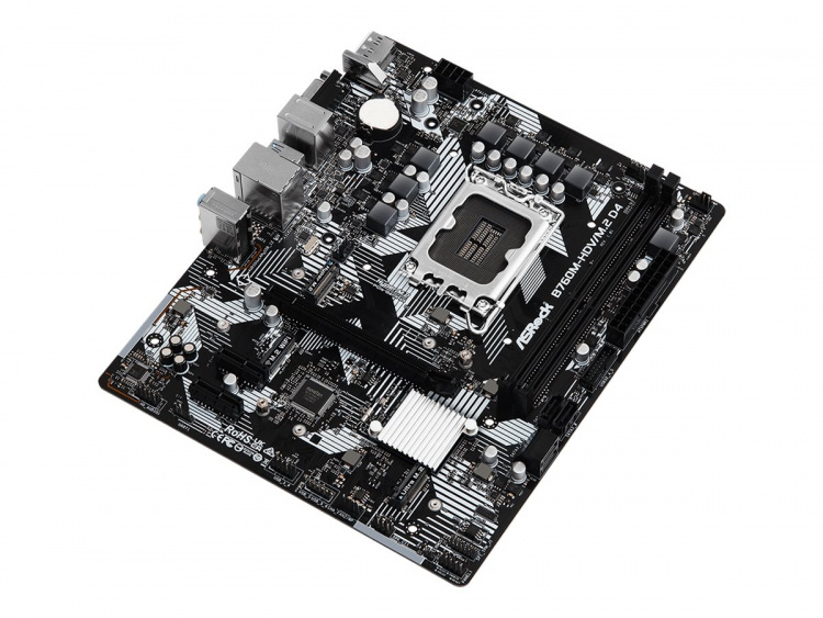 ASRock B760M-HDV/M.2 D4 Micro-ATX LGA1700 Intel B760 ASRock B760M-HDV/M.2 D4 Micro-ATX LGA1700 Intel B760
