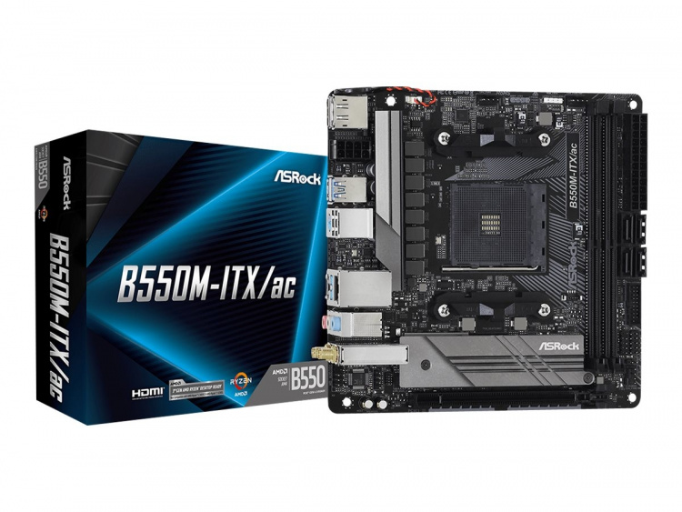 ASRock B550M-ITX/ac Mini ITX AM4 AMD B550