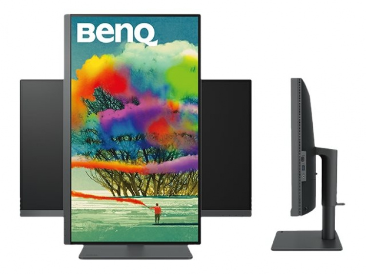 BenQ DesignVue PD2705U 27 3840 x 2160 (4K) HDMI DisplayPort USB-C 60Hz Pivot Monitor
