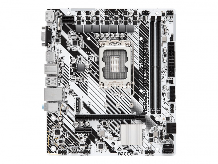 ASRock H610M-HDV/M.2+ D5 Micro-ATX LGA1700 Intel H610 ASRock H610M-HDV/M.2+ D5 Micro-ATX LGA1700 Intel H610
