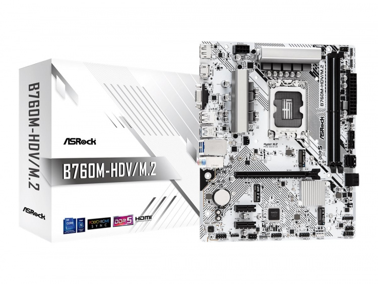 ASRock B760M-H/M.2 - mATX DDR5 LGA1700 ASRock B760M-H/M.2 - mATX DDR5 LGA1700