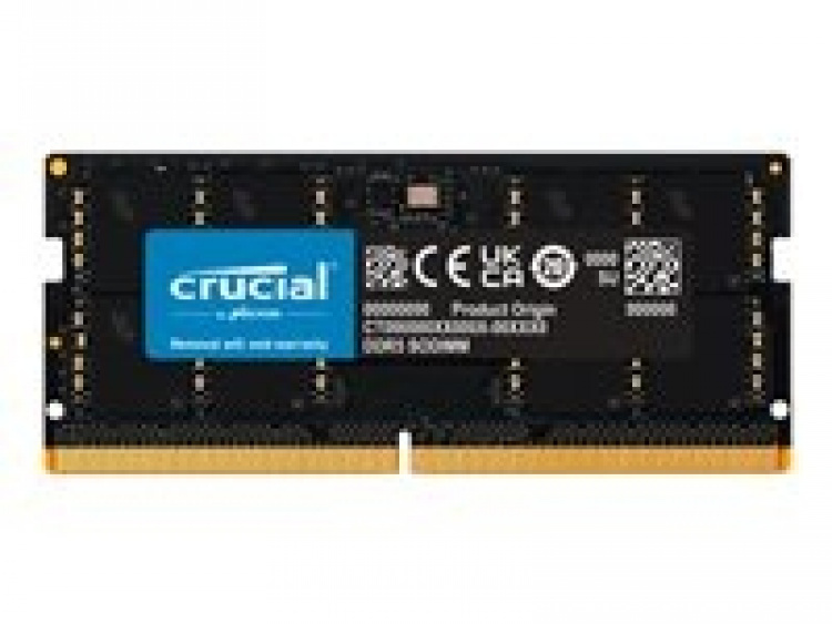 Crucial DDR5 32GB 5600MHz CL46 Non-ECC SO-DIMM 262-PIN 262-PIN