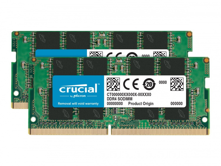 Crucial DDR4 16GB kit 3200MHz CL22 Non-ECC SO-DIMM 260-PIN