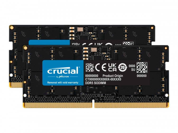Crucial DDR5 32GB kit 5600MHz CL46 Non-ECC SO-DIMM 262-PIN