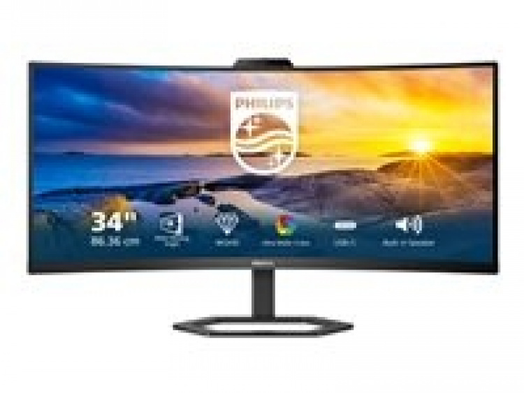 Philips 34E1C5600HE 34 3440 x 1440 (UltraWide) HDMI DisplayPort USB-C 100 Hz dockningsbar bildskärm Philips 34E1C5600HE 34 3440 x 1440 (UltraWide) HDMI DisplayPort USB-C 100 Hz dockningsbar bildskärm