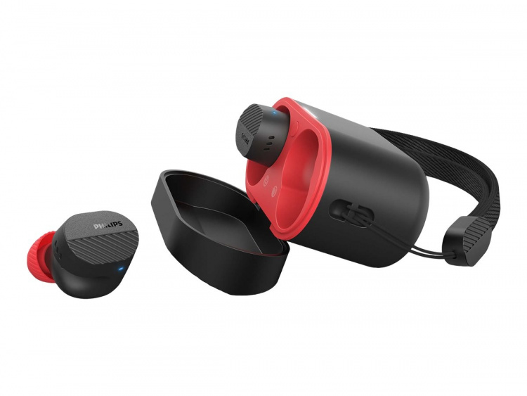 Philips TAA5508BK Wireless True Wireless Earbuds Black Red