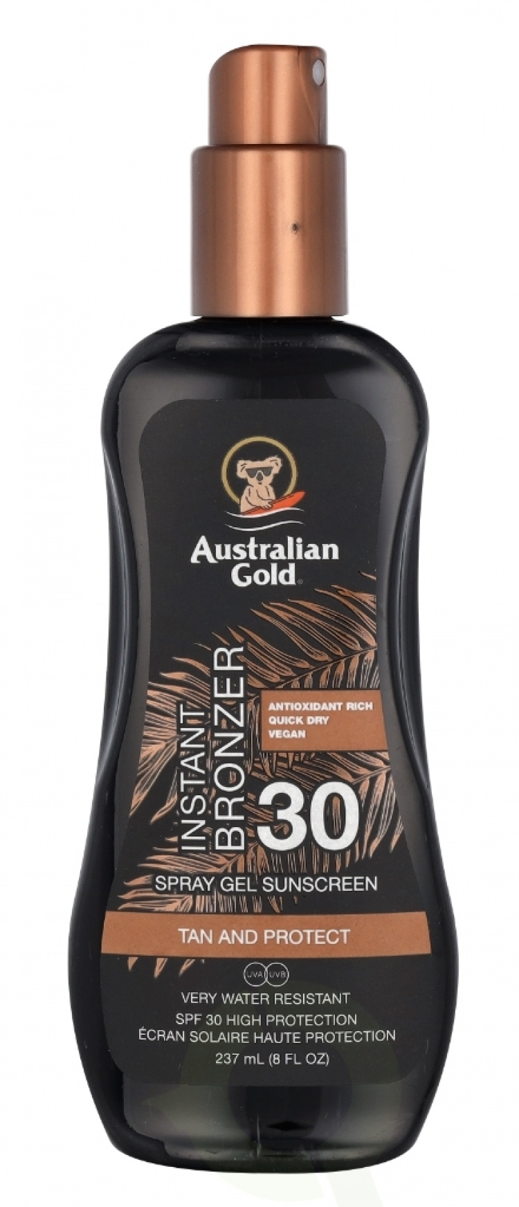 Australian Gold Spray Gel Instant Bronzer SPF30 237 ml