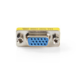 Nedis VGA-sovitin | VGA Naaras | VGA Naaras | Niklattu | Suora | Metalli | Metalli | Muovipussi