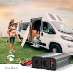 Nedis Invertteri Puhdas Siniaalto | Tulojännite: 12 V DC | Laitteen lähtövirran liittimet: Type F (CEE 7/3) / USB-A / 1x USB-C™ | 230 V AC 50 Hz | 1000 W | Lähtöliitännän huipputeho: 2000 W | Ruuviliitin | Puhdas siniaalto | Sulake | Musta Nedis Invertteri Puhdas Siniaalto | Tulojännite: 12 V DC | Laitteen lähtövirran liittimet: Type F (CEE 7/3) / USB-A / 1x USB-C™ | 230 V AC 50 Hz | 1000 W | Lähtöliitännän huipputeho: 2000 W | Ruuviliitin | Puhdas siniaalto | Sulake | Musta
