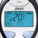 Alecto DBX-88 ECO Full Eco DECT itkuhälytin näytöllä valkoinen/sininen