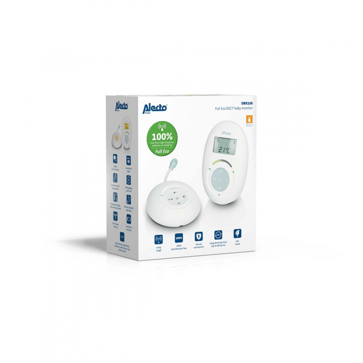 Alecto DBX120 Full Eco DECT itkuhälytin valkoinen/sininen