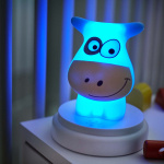 Alecto NAUGHTY COW LED yövalo lehmä sininen