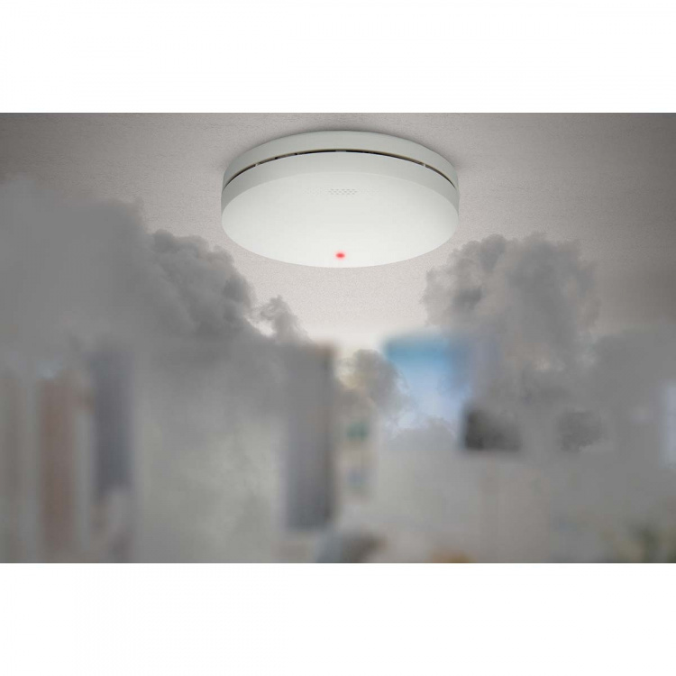 Alecto Design-savunilmaisin 10 vuoden paristolla 2-pack Valkoinen Alecto Design-savunilmaisin 10 vuoden paristolla 2-pack Valkoinen