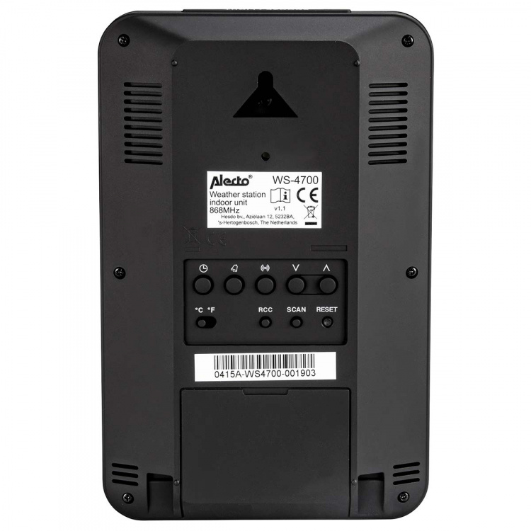 Alecto Professional sääasema langattomalla anturilla musta