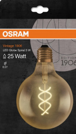 LEDVANCE LED 1906 Vintage globe 25W/820 fil spiral gold E27