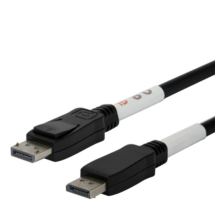 DELTACO DisplayPort cable, DP 2.1, DP80, 0,5m