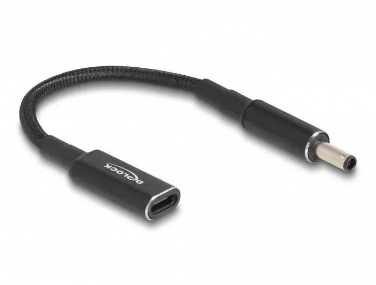 DeLOCK Laptop Charging Cable USB Type-C to Dell 4.5 x 3.0mm 15 cm