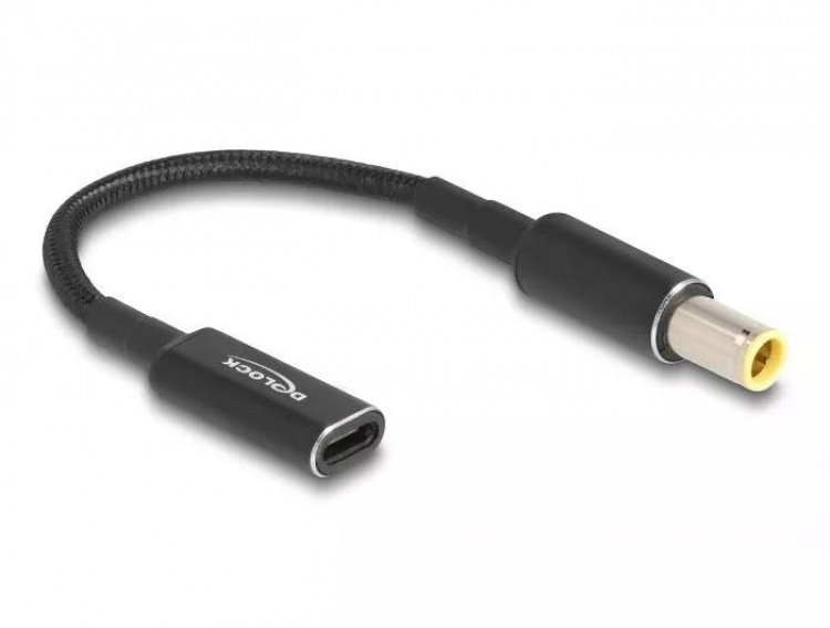 DeLOCK Laptop Charging Cable USB Type-C to IBM 7.9 x 5.5 mm 15 cm