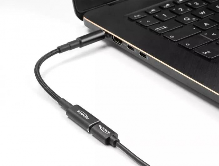 DeLOCK Laptop Charging Cable USB Type-C to IBM 7.9 x 5.5 mm 15 cm