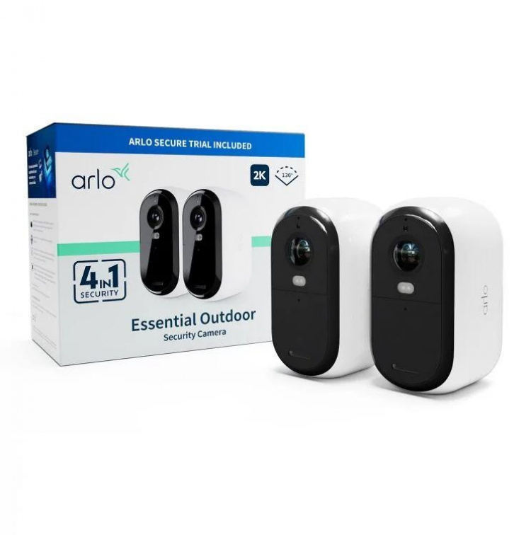 Arlo Essential2 2K Outdoor Camera 2-Pack
