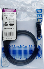 DELTACO DisplayPort cable, DP 2.1, DP40, 1,0m DELTACO DisplayPort cable, DP 2.1, DP40, 1,0m