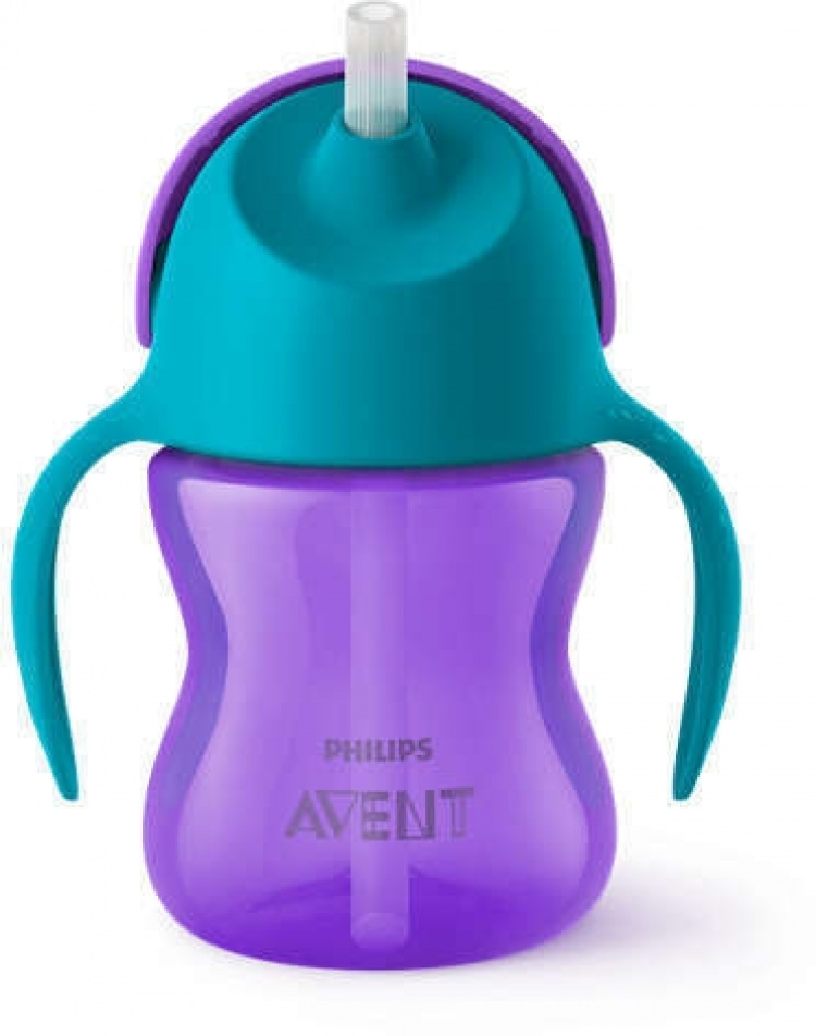 Philips Avent SCF796/02 -pillimuki kahvoilla, 200 ml, violetti Philips Avent SCF796/02 -pillimuki kahvoilla, 200 ml, violetti