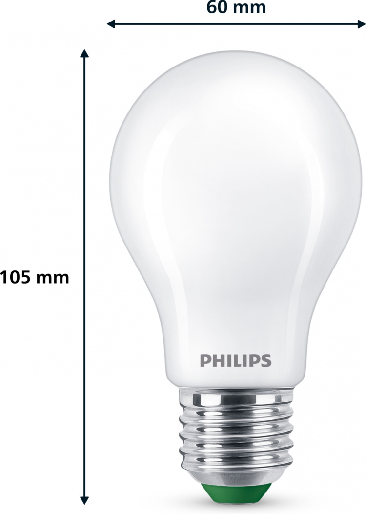 Philips Ultra Efficient LED -lamppu, E27, 4000K, 840 lm, opaalipintainen