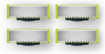 Philips OneBlade QP240/50 -vaihtoterät, 4 kpl Philips OneBlade QP240/50 -vaihtoterät, 4 kpl