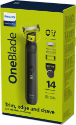 Philips OneBlade PRO 360 Face&Body QP6541/15 -parta- ja vartalotrimmeri