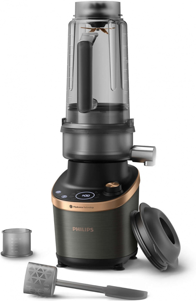 Philips Flip&Juice HR3770/00 -tehosekoitin mehulingolla