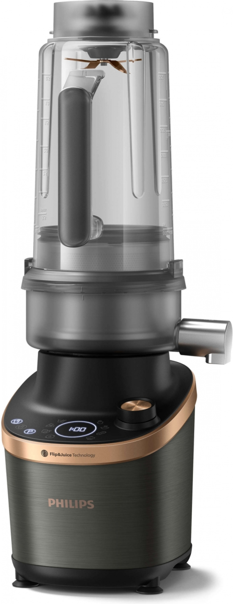 Philips Flip&Juice HR3770/00 -tehosekoitin mehulingolla