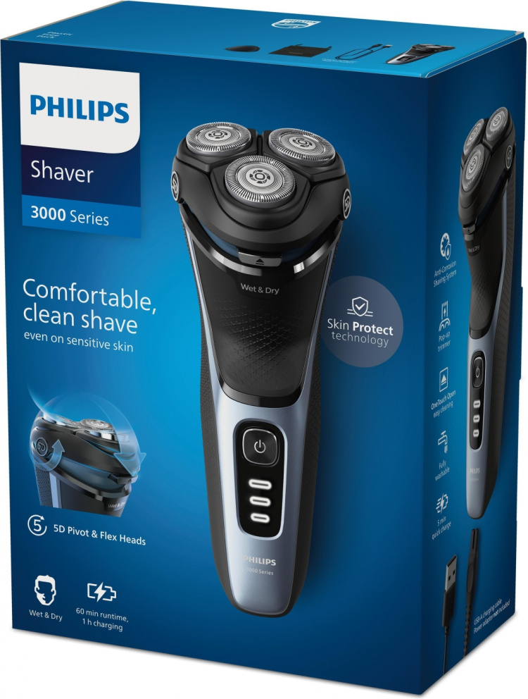Philips Shaver series 3000 S3243/12 parranajokone