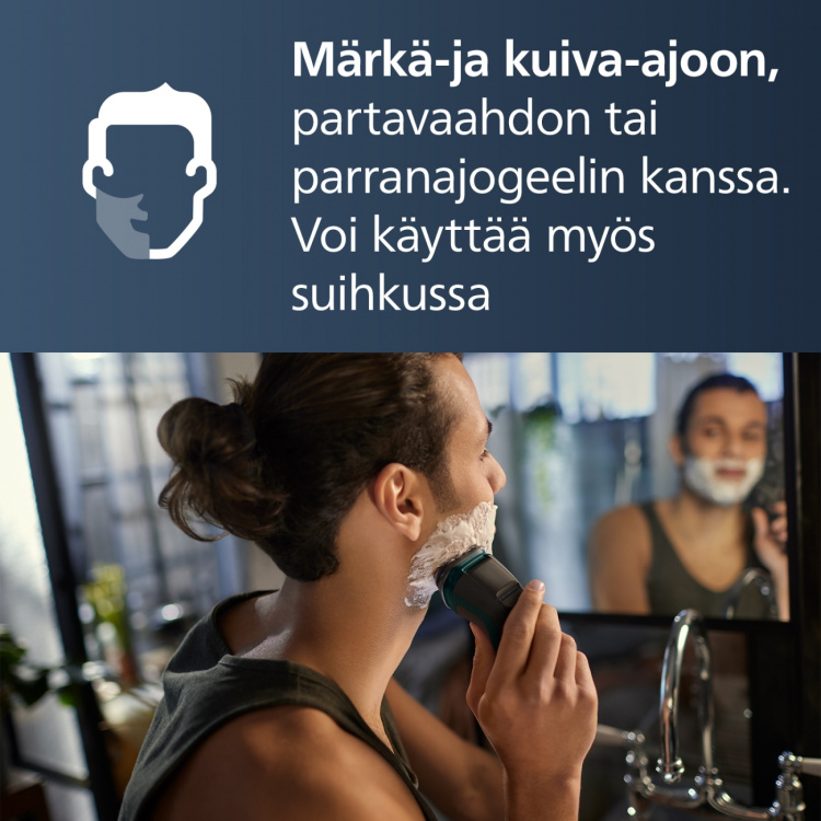 Philips Shaver series 3000X X3002/00 parranajokone