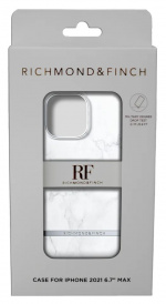 Richmond & Finch iPhone 13 Pro Max Freedom -kotelo, valkoinen marmori