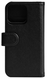 Essentials iPhone 13 Pro PU wallet, detachable, 3 card, Black