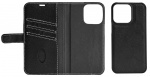 Essentials iPhone 13 Mini leather wallet, detachable, Black