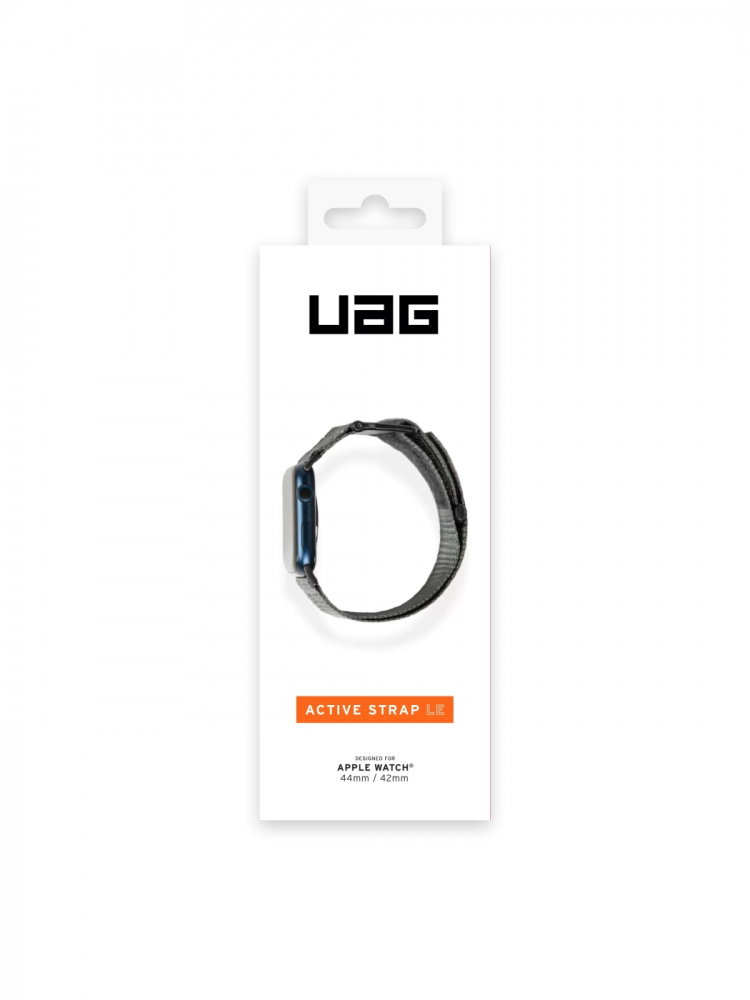 Urban Armor Gear Apple Watch 45/44/42mm Active Strap LE, Dark Grey