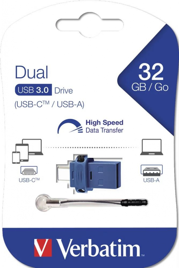 Verbatim USB drive 3.0 Store n Go Dual drive 3.0 / USB C 32GB