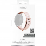 Puro Universal Silikon armband för klocka 22mm, Rose