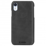 Krusell iPhone XR Sunne Cover Leather, Black