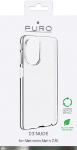 Puro Motorola Moto G51 0.3 Nude, Transparent