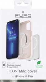 Puro iPhone 14 Plus Icon Mag, Rose