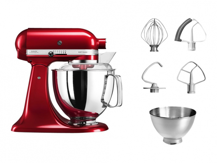 KitchenAid Artisan 5KSM175PSECA köksmaskin 4,8 liter Röd