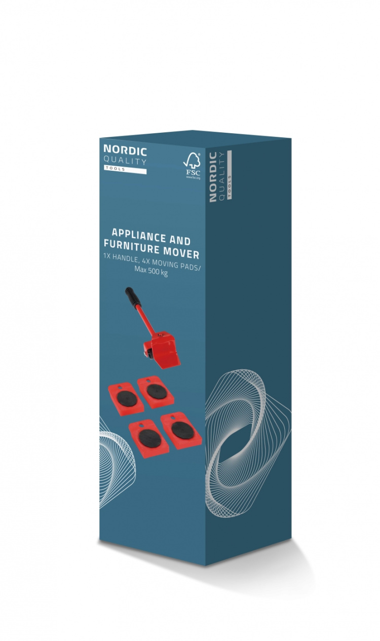 Nordic Quality Furniture mover tool set, 5pcs
