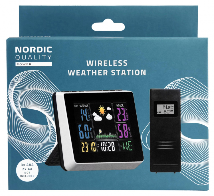 Nordic Quality Wireless weather station in-outdoor temperature