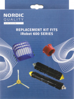 Nordic Quality Ersättningskit, passar iRobot 600 serien