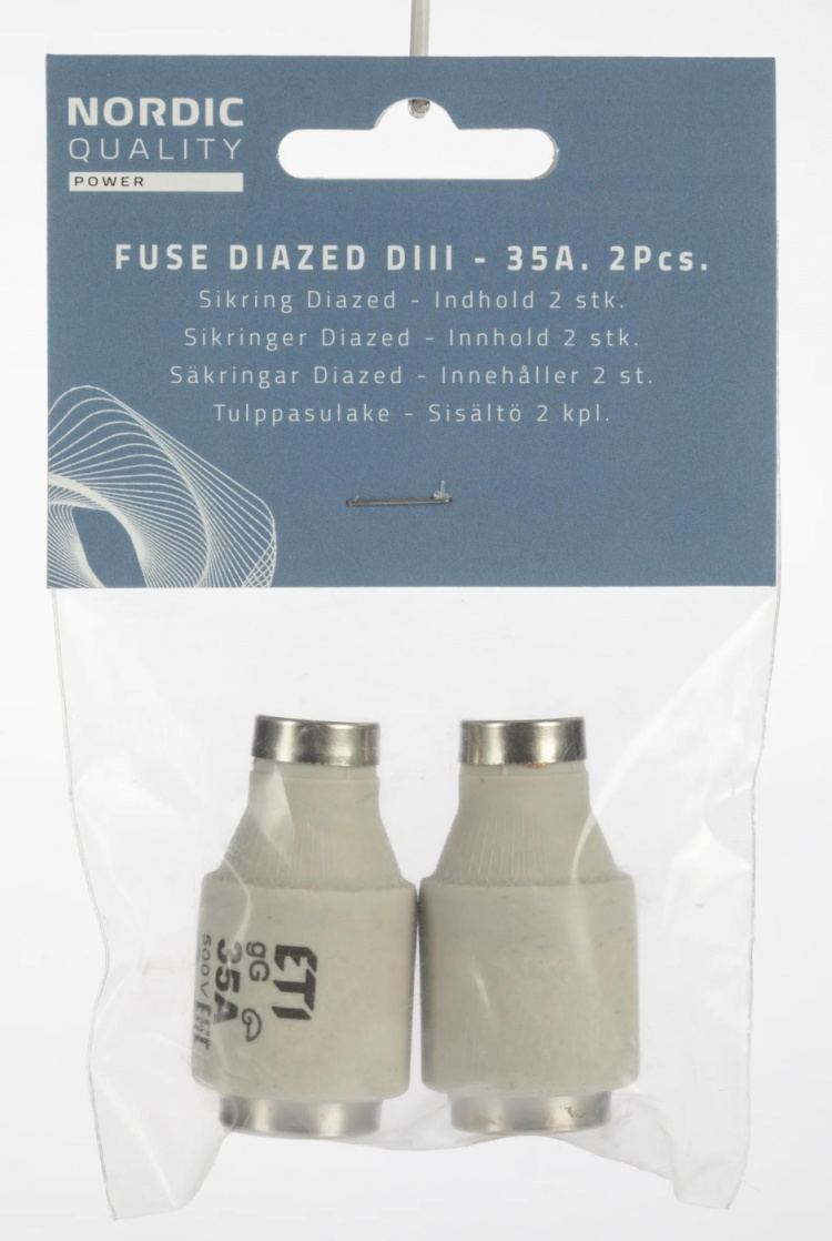 Nordic Quality fuse Diazed III 35A 2 st