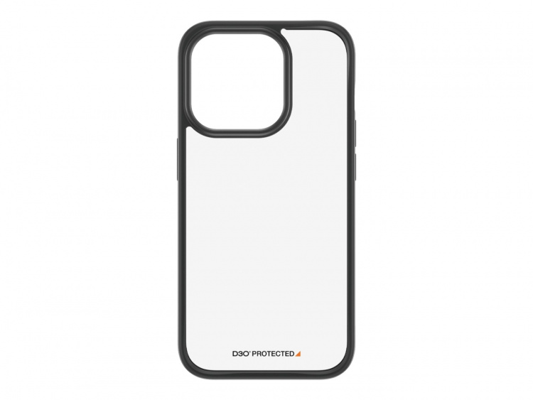 PanzerGlass ClearCase Beskyttelsescover Sort Gennemsigtig Apple iPhone 15 Pro PanzerGlass ClearCase Beskyttelsescover Sort Gennemsigtig Apple iPhone 15 Pro